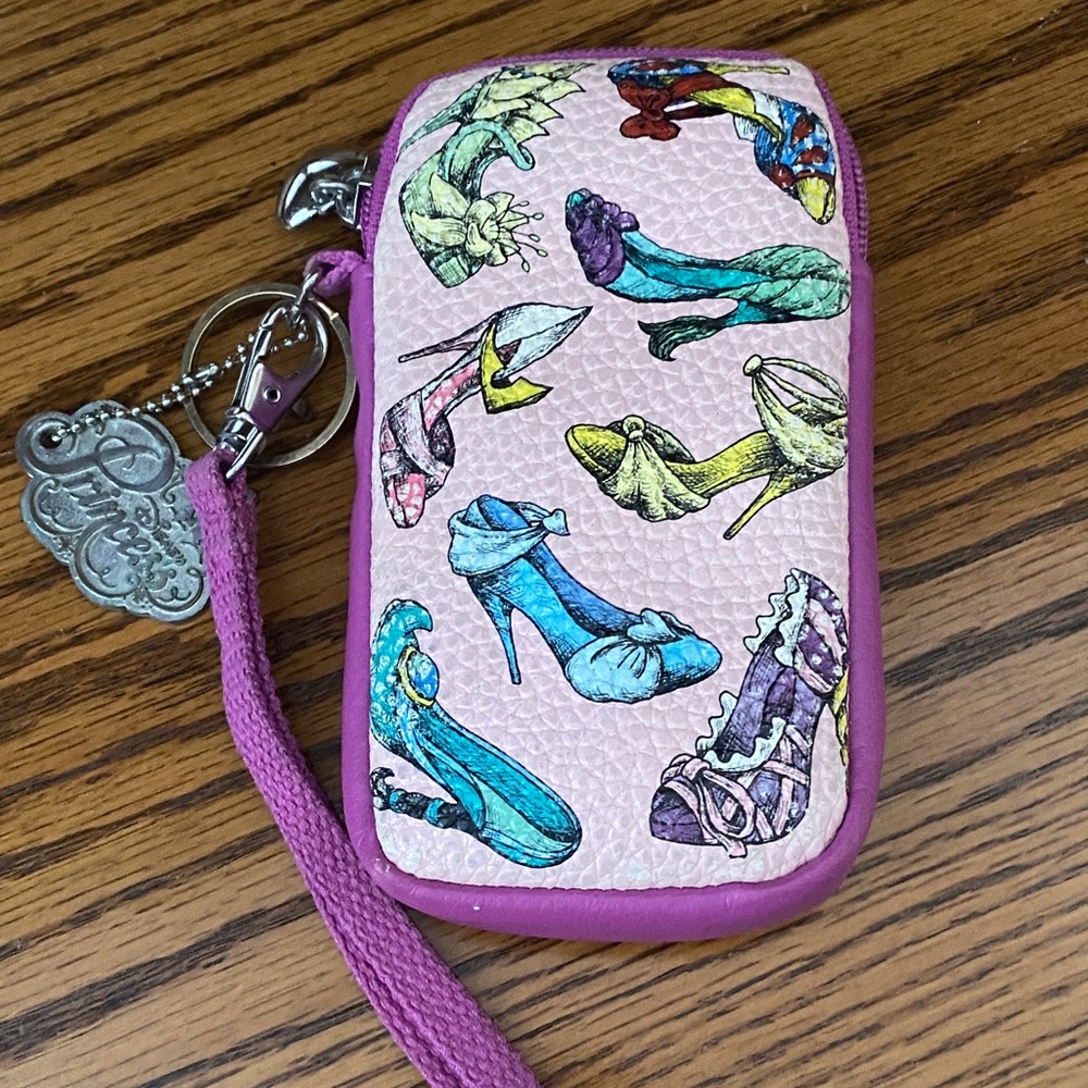 DISNEY Pink and Purple Key & Card Holder